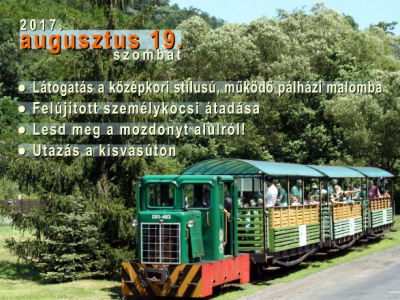 DEŇ SEVEROMAĎARSKÝCH MALÝCH ŽELEZNÍC – V PALHÁZÁ