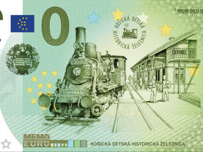 Detská železnica má bankovku