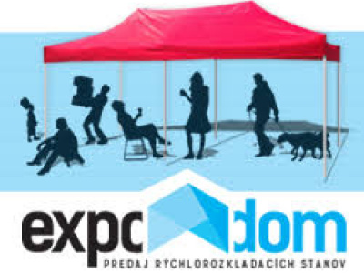 Detská železnica získala rýchlorozkladací stan