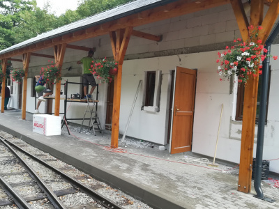 Dostavba staničnej budovy