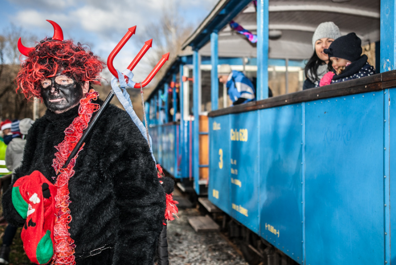  Mikuláš na detskej železnici 3.12.2016