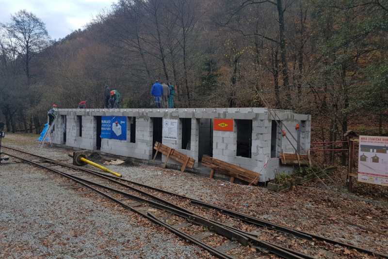  Staviame staničnú budovu