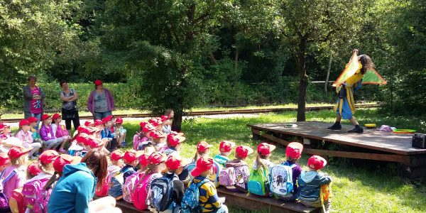 Šašo na detskej železnici