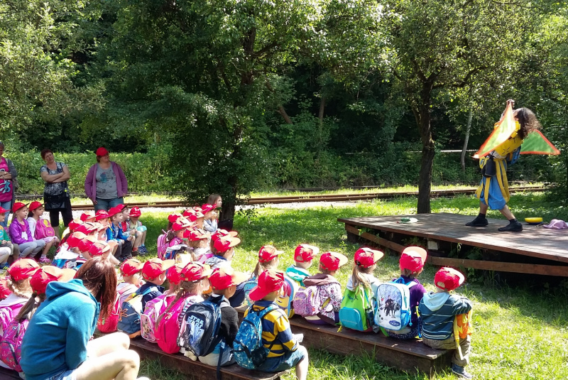  Šašo na detskej železnici