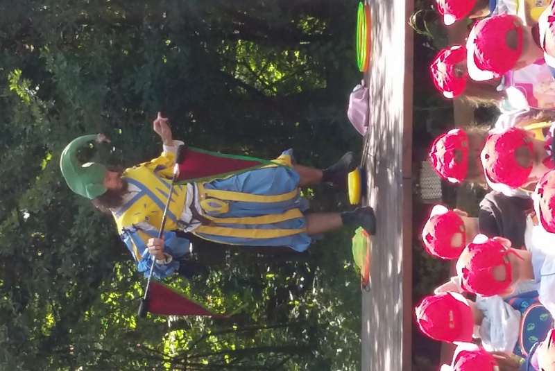  Šašo na detskej železnici