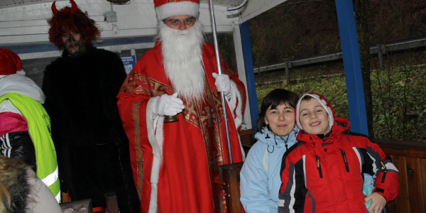 Mikuláš na detskej železnici