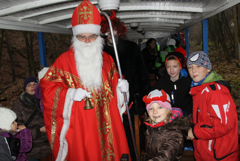  Mikuláš na detskej železnici