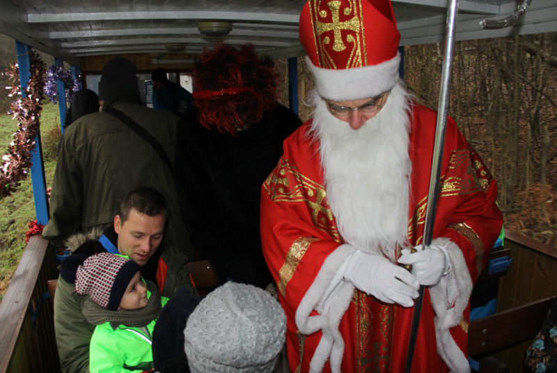  Mikuláš na detskej železnici