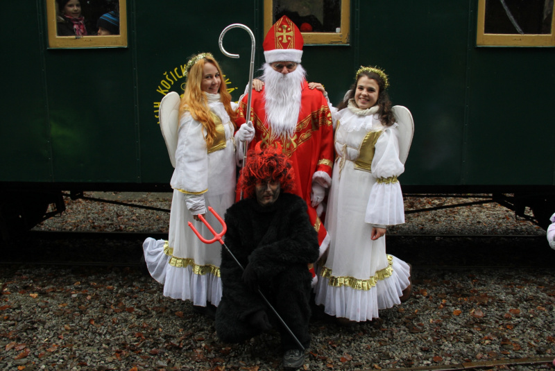  Mikuláš na detskej železnici