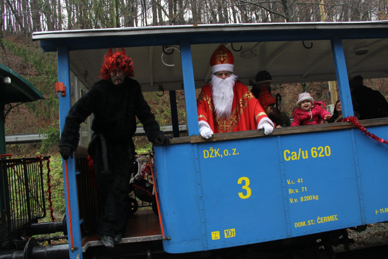  Mikuláš na detskej železnici