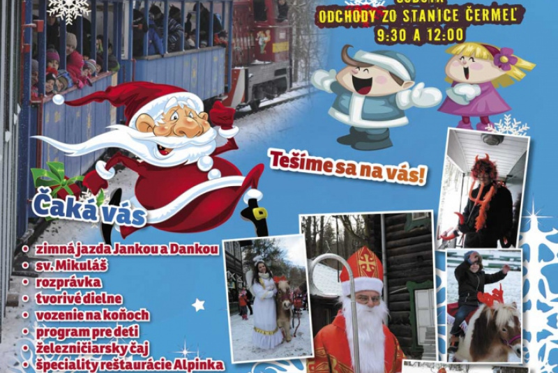  Mikuláš na detskej železnici