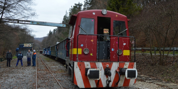 Mikuláš na detskej železnici