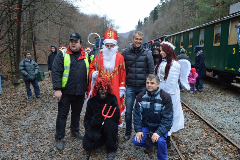  Mikuláš na detskej železnici