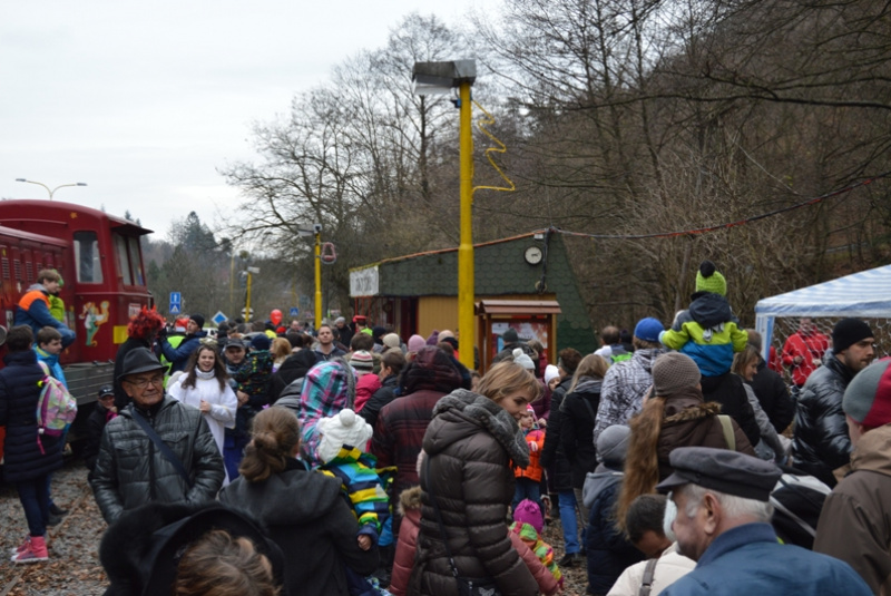 Mikuláš na detskej železnici Mikuláš na detskej železnici