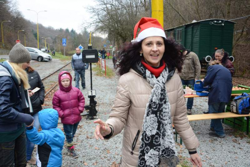 Mikuláš na detskej železnici Mikuláš na detskej železnici