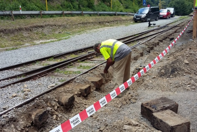 Výstavba nového nástupišťa Výstavba nového nástupišťa