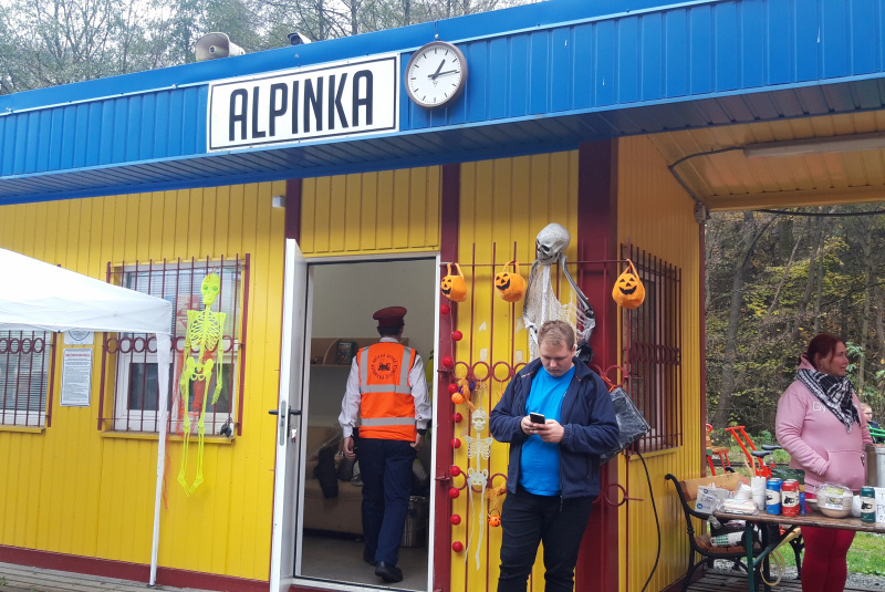 Deň železnice na tekvicovú sobotu Deň železnice na tekvicovú sobotu