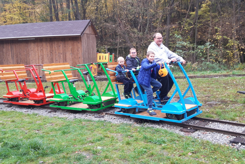 Deň železnice na tekvicovú sobotu