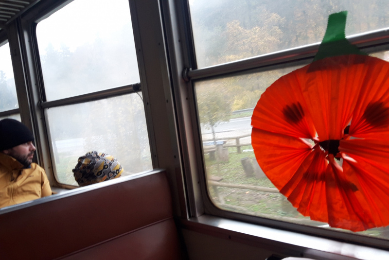 Deň železnice na tekvicovú sobotu Deň železnice na tekvicovú sobotu