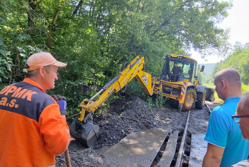  Zaplavená trať detskej železnice
