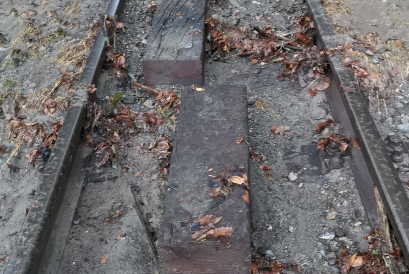  Zaplavená trať detskej železnice