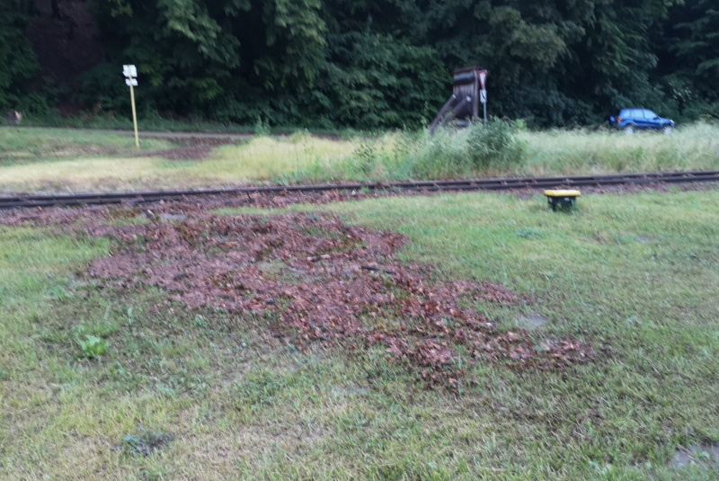  Zaplavená trať detskej železnice