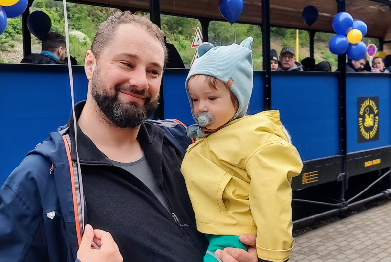  Slávnostné otvorenie s prepadom vlaku