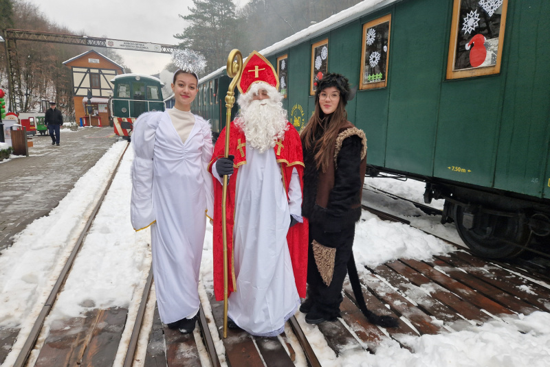 Najkrajší mikulášsky expres v Košiciach Najkrajší mikulášsky expres v Košiciach