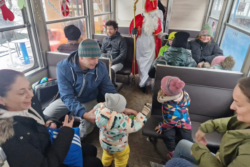 Najkrajší mikulášsky expres v Košiciach Najkrajší mikulášsky expres v Košiciach