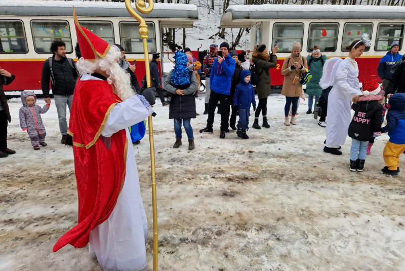 Najkrajší mikulášsky expres v Košiciach Najkrajší mikulášsky expres v Košiciach