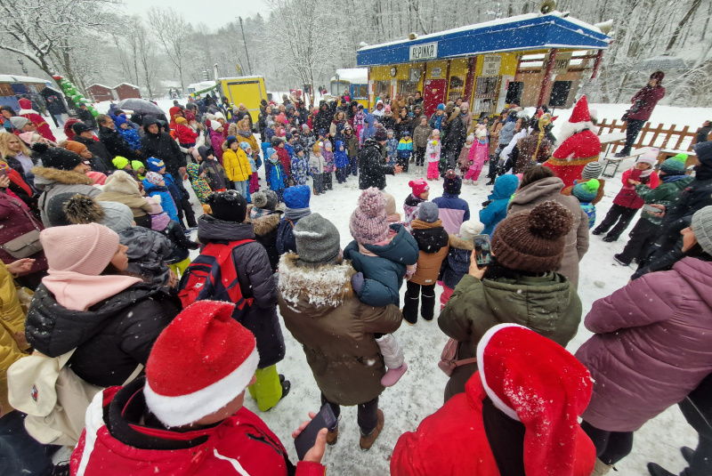 Najkrajší mikulášsky expres v Košiciach Najkrajší mikulášsky expres v Košiciach