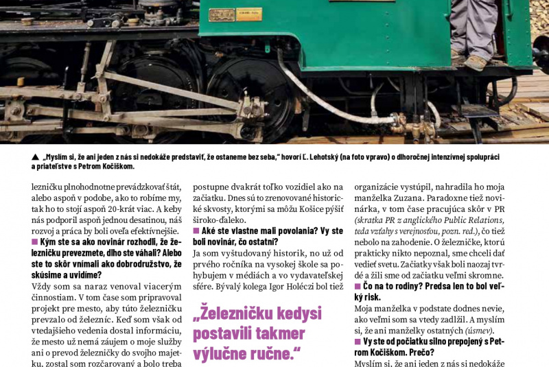 Správy / Do železničky som vtiahol celú rodinu - foto