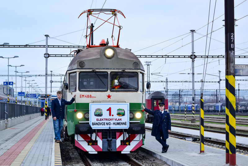  Prvé elektrické vlaky do Humenného 13.12.