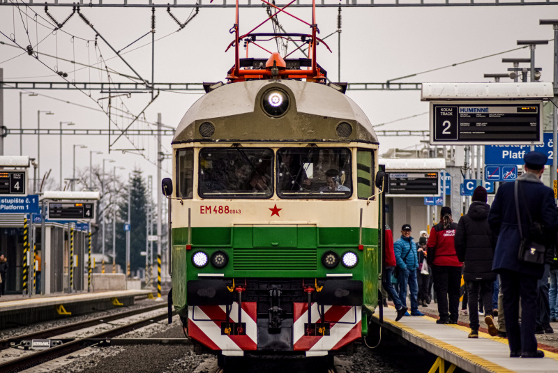  Prvé elektrické vlaky do Humenného 13.12.
