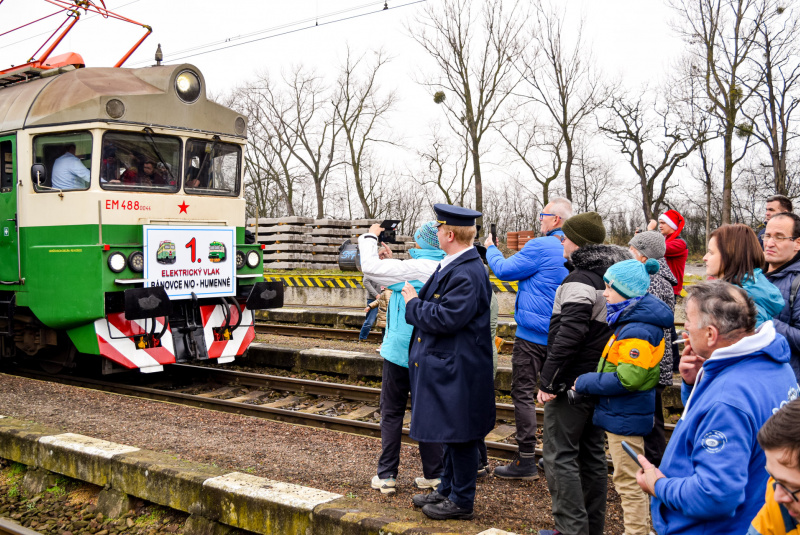  Prvé elektrické vlaky do Humenného 13.12.