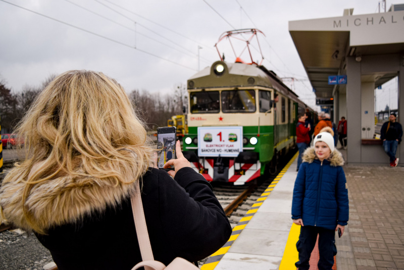  Prvé elektrické vlaky do Humenného 13.12.