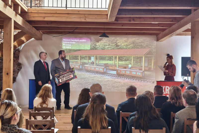 ODOVZDÁVANIE GRANTU TERRA INCOGNITA KSK - MÚZEUM BANSKÝCH VOZIDIEL 13.02.