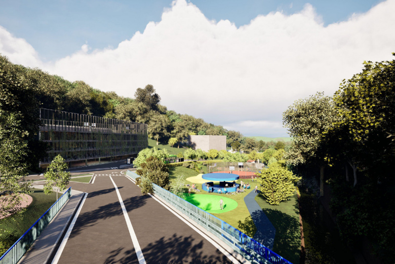 VÍZIA PREMENY DETSKEJ ŽELEZNICE - ATRIUM ARCHITEKTI