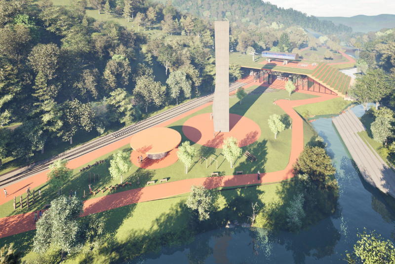 VÍZIA PREMENY DETSKEJ ŽELEZNICE - ATRIUM ARCHITEKTI