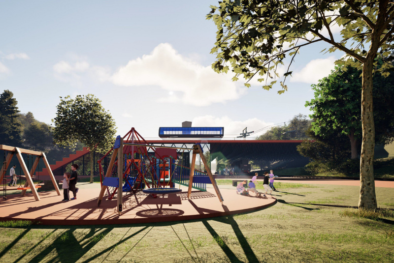 VÍZIA PREMENY DETSKEJ ŽELEZNICE - ATRIUM ARCHITEKTI