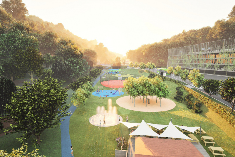 VÍZIA PREMENY DETSKEJ ŽELEZNICE - ATRIUM ARCHITEKTI