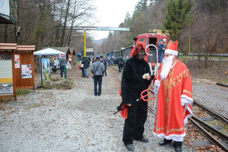 Mikuláš na detskej železnici