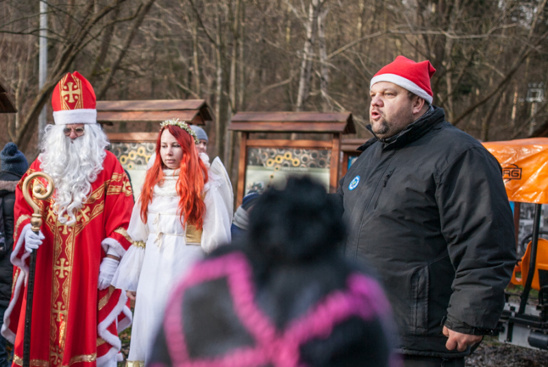 Mikuláš na detskej železnici 3.12.2016