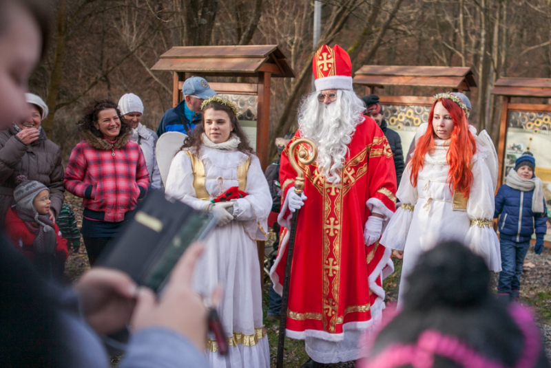 Mikuláš na detskej železnici 3.12.2016