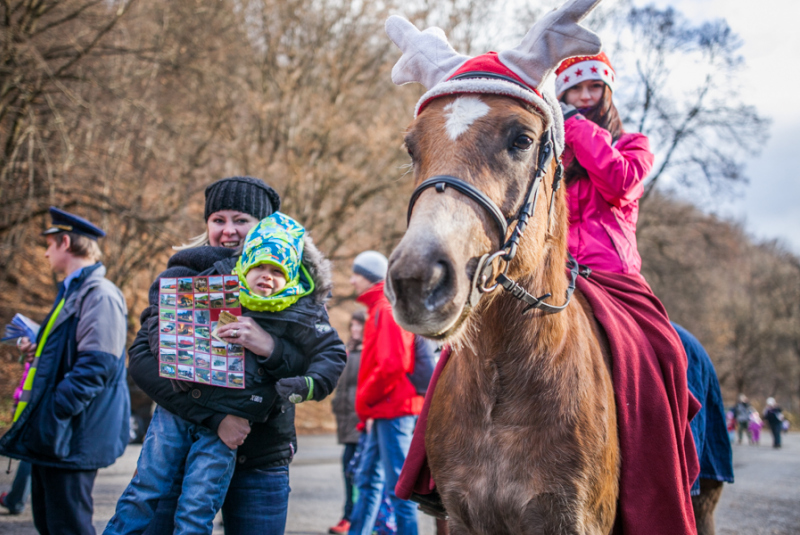 Mikuláš na detskej železnici 3.12.2016