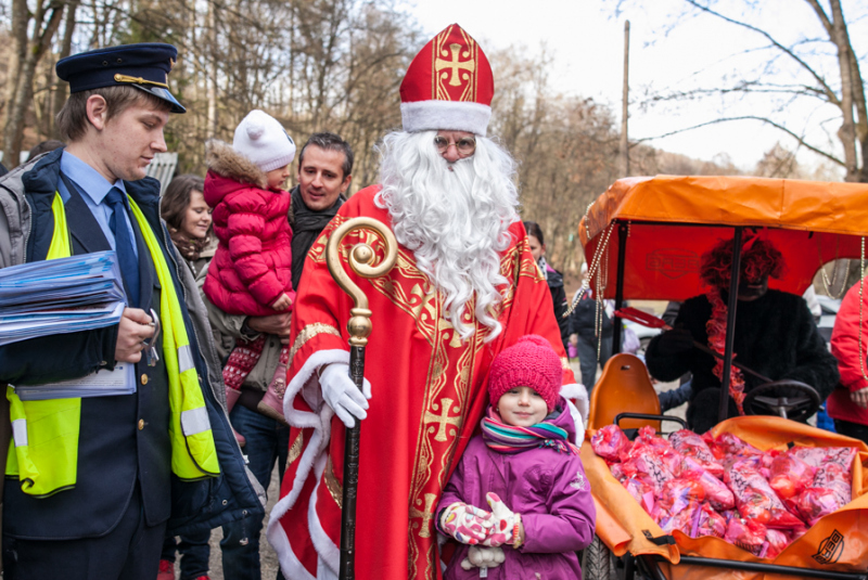 Mikuláš na detskej železnici 3.12.2016