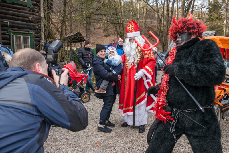 Mikuláš na detskej železnici 3.12.2016