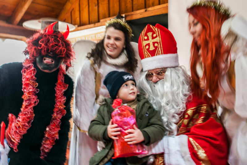 Mikuláš na detskej železnici 3.12.2016