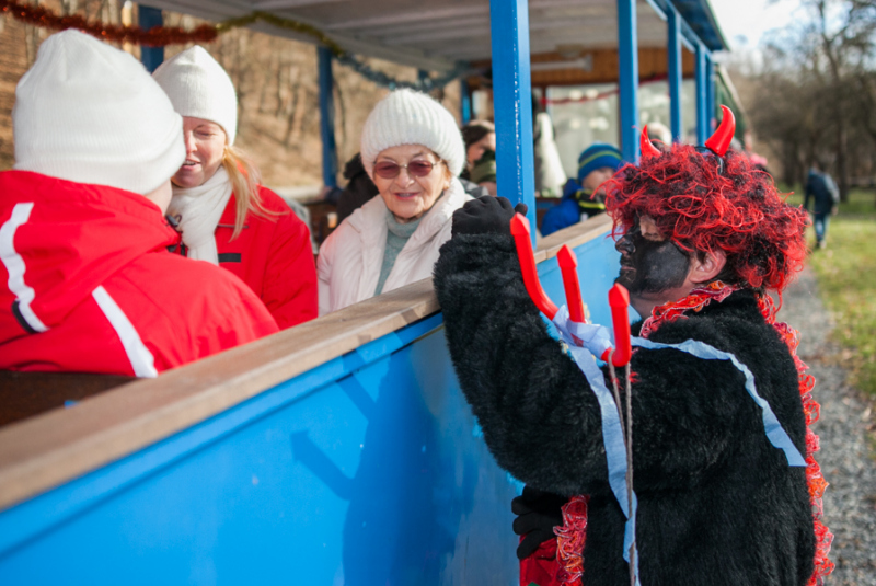 Mikuláš na detskej železnici 3.12.2016