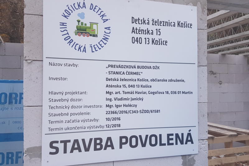 Staviame staničnú budovu